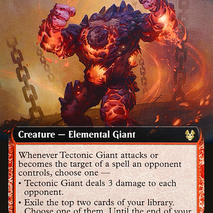 Tectonic Giant (Extended Art) [Theros Beyond Death]