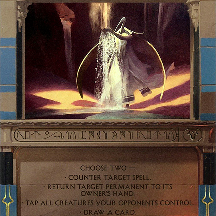 Cryptic Command (Borderless) [Amonkhet Invocations] Foil