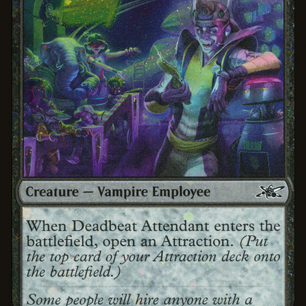 Deadbeat Attendant [Unfinity] Galaxy Foil