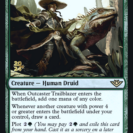 Outcaster Trailblazer [Outlaws of Thunder Junction Promos] Prerelease Foil