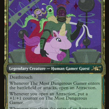 The Most Dangerous Gamer (Showcase) [Unfinity] Galaxy Foil