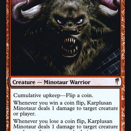 Karplusan Minotaur [The List] Foil