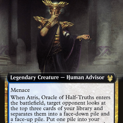 Atris, Oracle of Half-Truths (Extended Art) [Theros Beyond Death]
