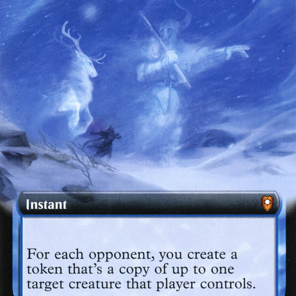 Elminster's Simulacrum (Extended Art) [Commander Legends: Battle for Baldur's Gate]