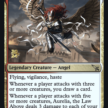 Aurelia, the Law Above [Murders at Karlov Manor Promos] Prerelease Foil