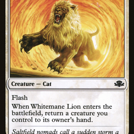 Whitemane Lion [Dominaria Remastered]