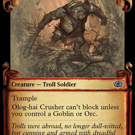 Olog-hai Crusher (Showcase) [The Lord of the Rings: Tales of Middle-earth]