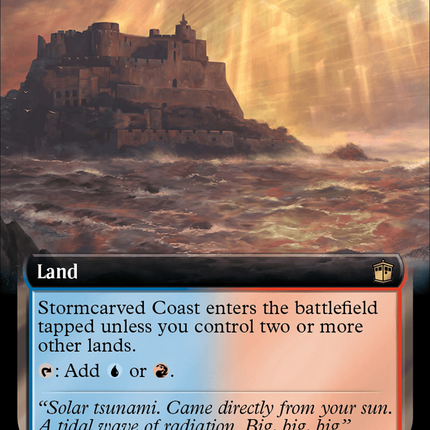 Stormcarved Coast (Extended Art) [Doctor Who] Surge Foil
