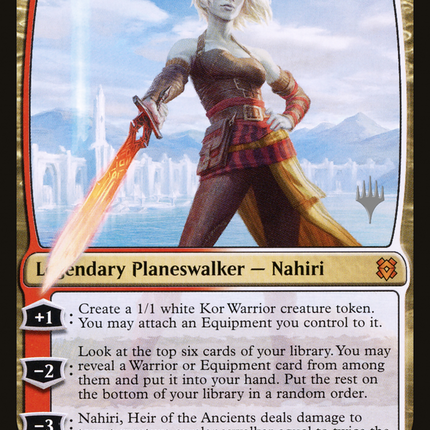 Nahiri, Heir of the Ancients [Zendikar Rising Promos]