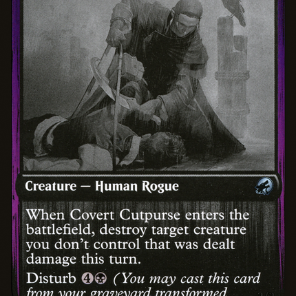 Covert Cutpurse // Covetous Geist [Innistrad: Double Feature]