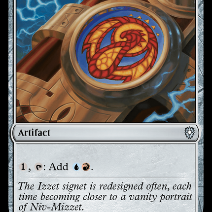 Izzet Signet [Bloomburrow Commander]