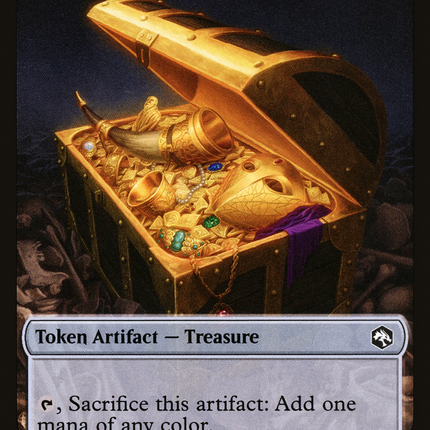 Treasure // Lolth Emblem [Adventures in the Forgotten Realms Tokens]
