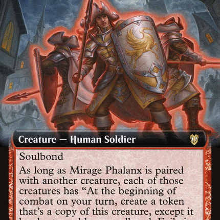 Mirage Phalanx (Extended Art) [Crimson Vow Commander]