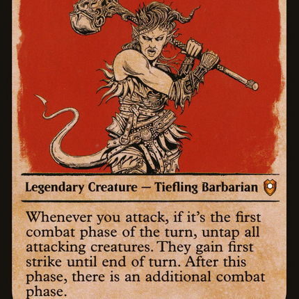 Karlach, Fury of Avernus (Showcase) [Commander Legends: Battle for Baldur's Gate]