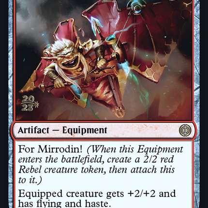 Dragonwing Glider [Phyrexia: All Will Be One Promos] Prerelease Foil