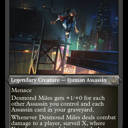 Desmond Miles [Assassin's Creed] Etched Foil