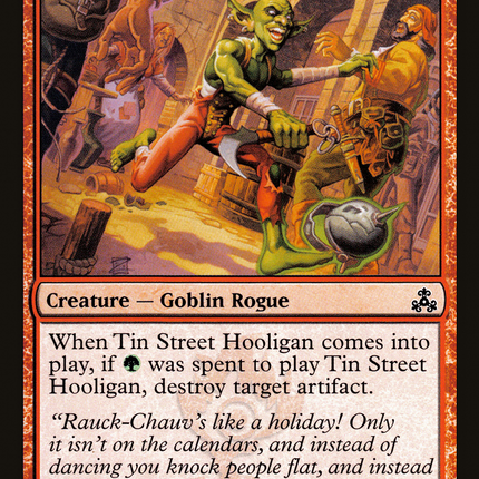 Tin Street Hooligan [The List]