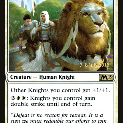 Valiant Knight [Core Set 2019 Promos] Prerelease Foil