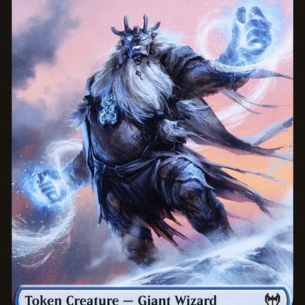 Giant Wizard Token [Kaldheim Tokens]