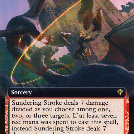Sundering Stroke (Extended Art) [Throne of Eldraine]