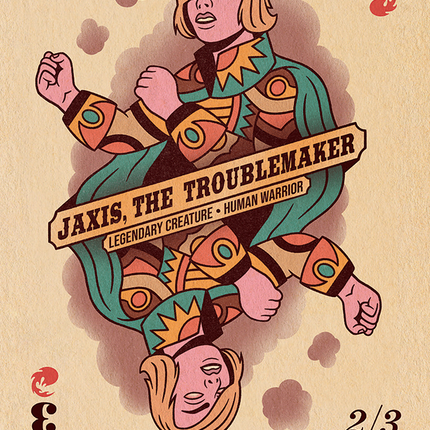 Jaxis, the Troublemaker (Borderless) [Secret Lair Drop]