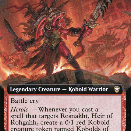 Rosnakht, Heir of Rohgahh (Extended Art) [Dominaria United Commander]