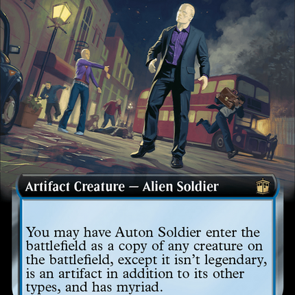Auton Soldier (Extended Art) [Doctor Who] Surge Foil