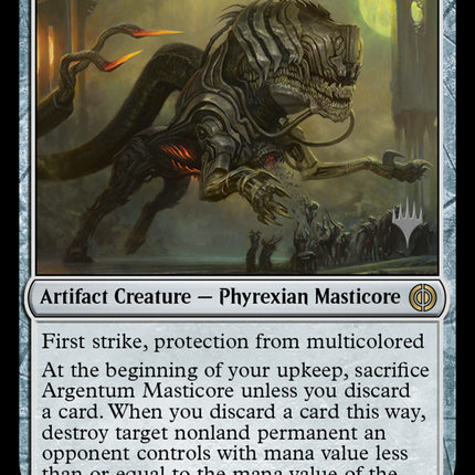Argentum Masticore [Phyrexia: All Will Be One Promos]