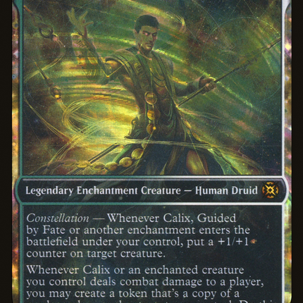 Calix, Guided by Fate (Showcase) [March of the Machine: The Aftermath] Halo Foil