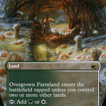Overgrown Farmland (Borderless) [Innistrad: Midnight Hunt]