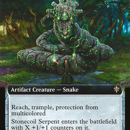 Stonecoil Serpent (Extended Art) [Throne of Eldraine]