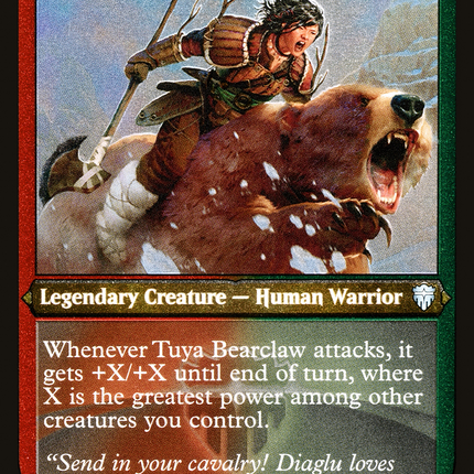 Tuya Bearclaw [Commander Legends] Etched Foil