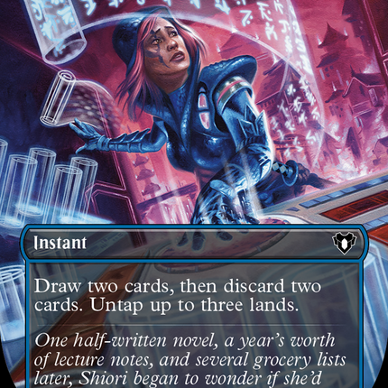 Frantic Search (Borderless) [Commander Masters]