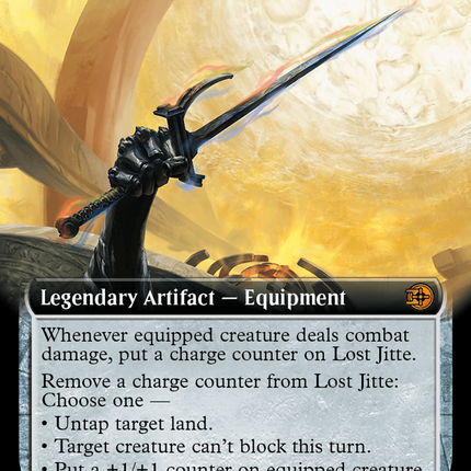 Lost Jitte (Extended Art) [The Big Score] Foil