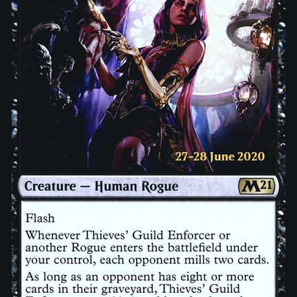 Thieves' Guild Enforcer [Core Set 2021 Promos] Prerelease Foil