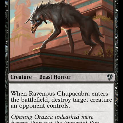 Ravenous Chupacabra [Murders at Karlov Manor Commander]