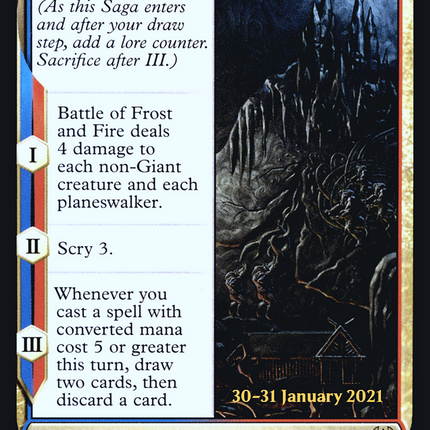 Battle of Frost and Fire [Kaldheim Promos] Prerelease Foil