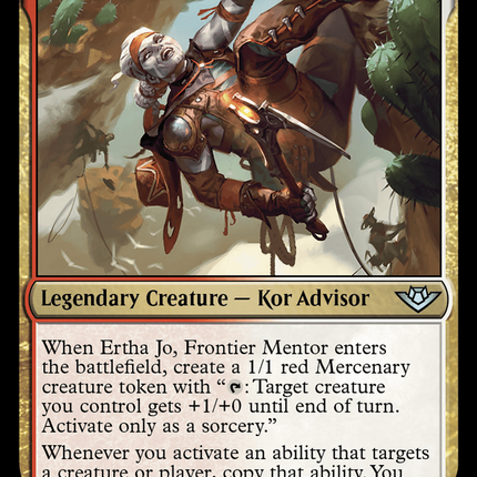 Ertha Jo, Frontier Mentor [Outlaws of Thunder Junction] Foil