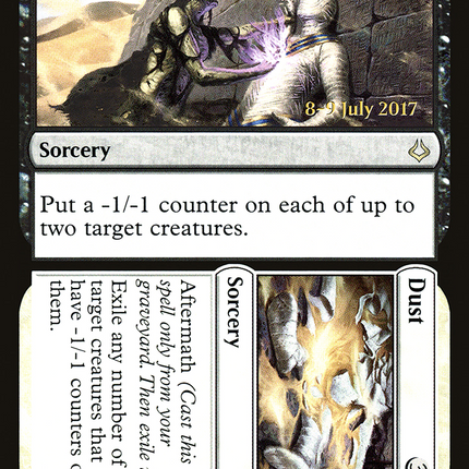 Grind // Dust [Hour of Devastation Promos] Prerelease Foil