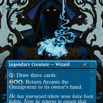 Arcanis the Omnipotent (Borderless) [Secret Lair Drop]