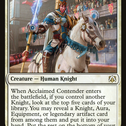 Acclaimed Contender [March of the Machine Commander]