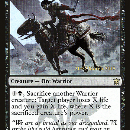 Blood-Chin Fanatic [Dragons of Tarkir Promos] Prerelease Foil