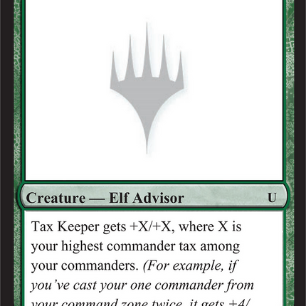Tax Keeper [Unknown Event]