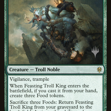 Feasting Troll King [Throne of Eldraine Promos]