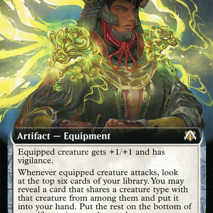 Conjurer's Mantle (Extended Art) [March of the Machine Commander] Foil