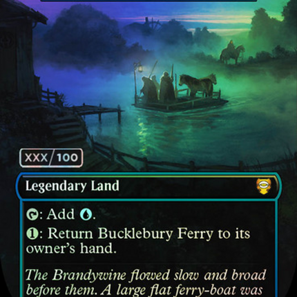 Oboro, Palace in the Clouds (Borderless) [Tales of Middle-earth Commander] Serialized Foil