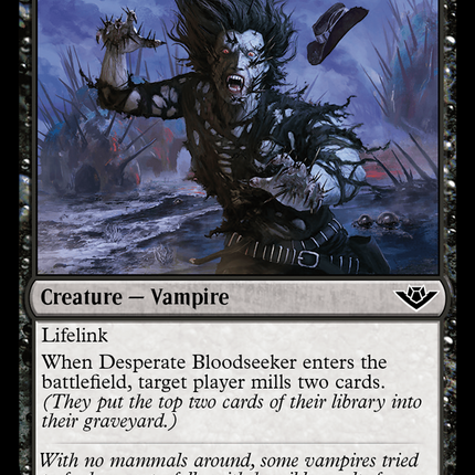 Desperate Bloodseeker [Outlaws of Thunder Junction] Foil