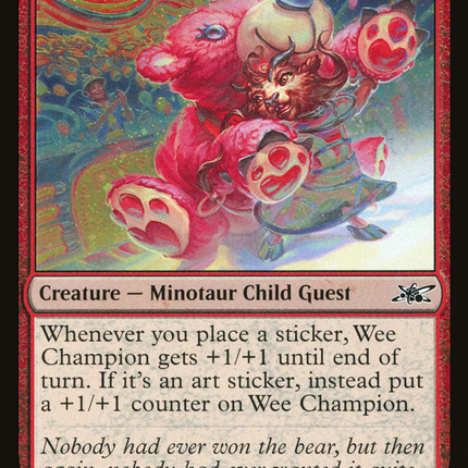 Wee Champion [Unfinity] Galaxy Foil