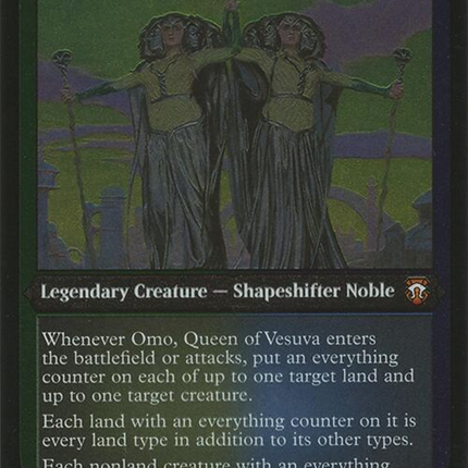 Omo, Queen of Vesuva [Modern Horizons 3 Commander] Etched Foil