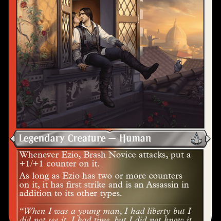Ezio, Brash Novice [Assassin's Creed] Etched Foil